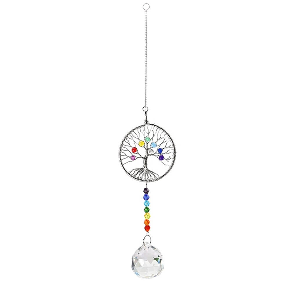 Tree of Life Crystal Suncatcher