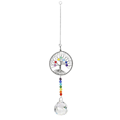 Tree of Life Crystal Suncatcher