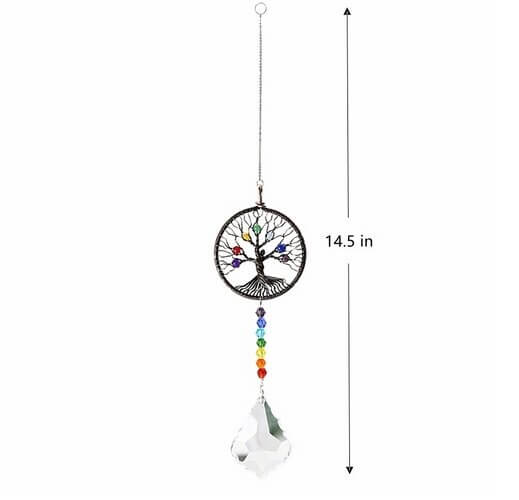 Tree of Life Crystal Suncatcher