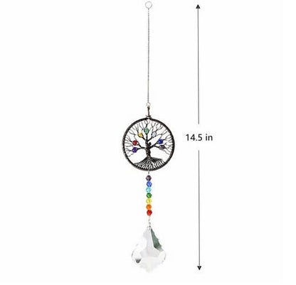 Tree of Life Crystal Suncatcher