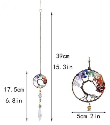 Tree of Life Crystal Suncatcher
