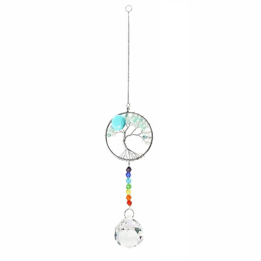 Tree of Life Crystal Suncatcher